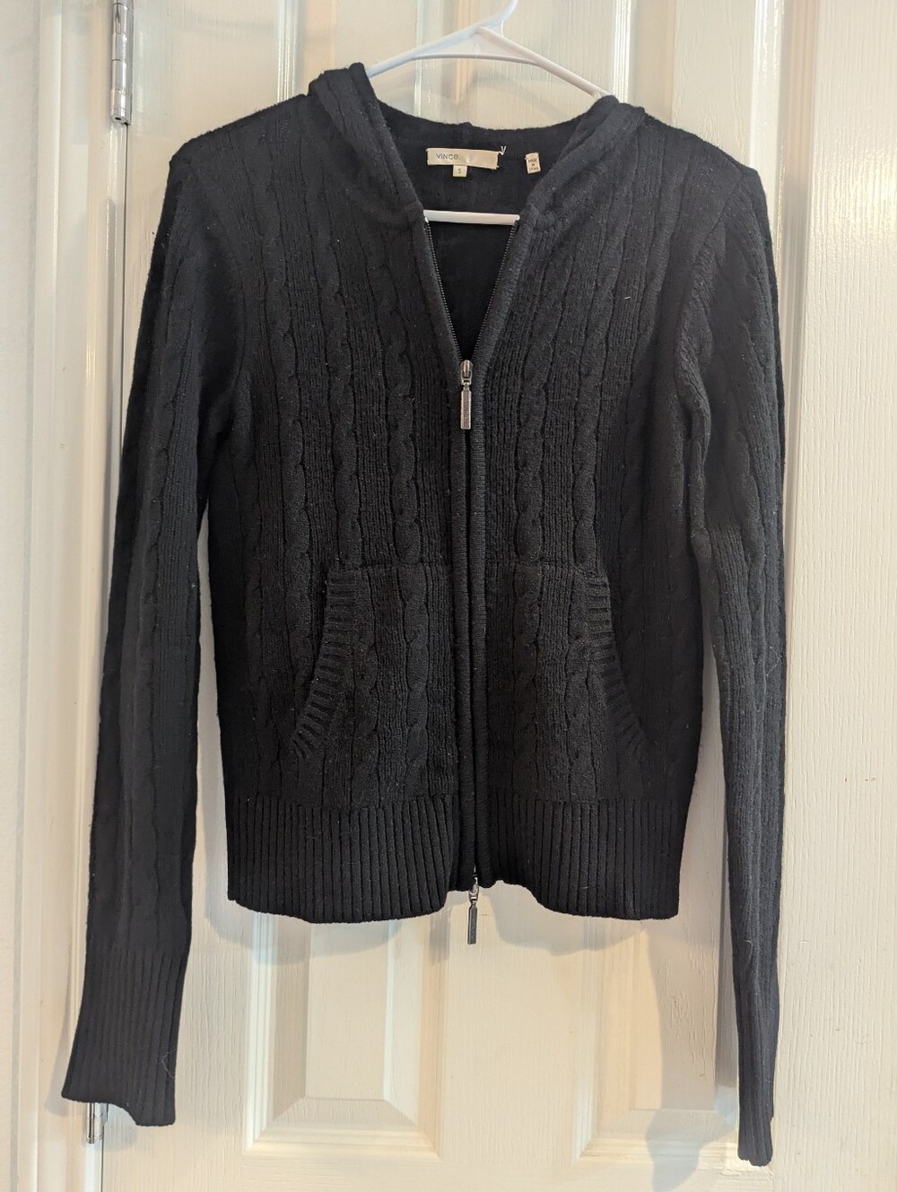 Vince Cashmere Full Zip Sweater